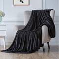 Walensee Fleece Blanket Plush Throw Fuzzy Lightweight (California King Size 108x102black) Super Soft Microfiber Cal King Size Flannel Blankets for Couch, Bed, Sofa Warm and Cozy for All Seasons