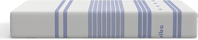 Vibe Gel Memory Foam Mattress, 12-Inch CertiPUR-US Certified Bed-in-a-Box, King, White