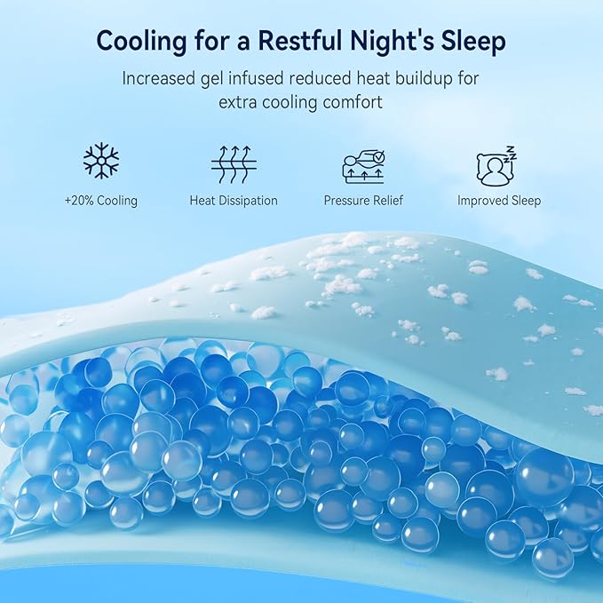 ELEMUSE King Size Dual Layer 3 Inch Memory Foam Mattress Topper, 1 Inch Plush Feel Pillow Top Mattress Topper Cover and 2 Inch Cooling High Density Memory Foam Bed Pad for Back Pain Relief