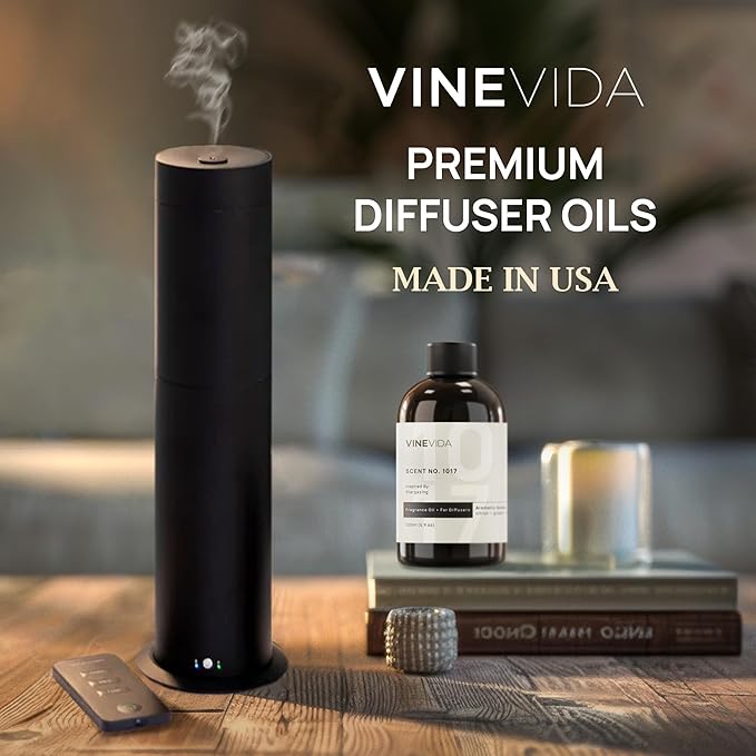 VINEVIDA [32 Fl Oz] Scent NO. 1200 Fragrance Oil for Cold Air Diffusers, Aromatic Notes of Aniseed, Incense, Balm, Patchouli & Cistus Essential Oils for Diffuser Oil Refill & Air Freshener Spray