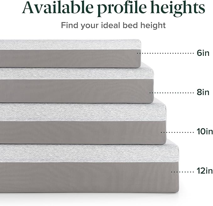 ZINUS 12 Inch Ultima Memory Foam Mattress [New Version], King, Fiberglass Free, Medium Firm Feel, Breathable Airflow Memory Foam, Certified Safe Foams & Fabric, Mattress in A Box