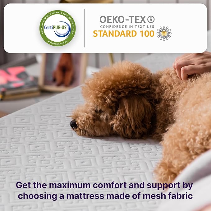 NapQueen Twin Mattress, 14 Inch Elizabeth Cooling Gel Memory Foam Mattress, Twin Bed Mattress in a Box, CertiPUR-US Certified, Medium Firm, Breathable Soft Fabric Cover