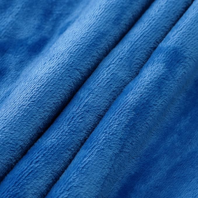 NANPIPER Baby Sherpa Blanket,Warm Toddler Throw Blanket,Soft Newborn Fleece Blanket for Winter (Princess Blue,30x40 inches)