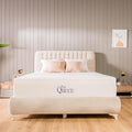 NapQueen 8 Inch Twin-XL Size Mattress, Cooling Gel Memory Foam Mattress, Bed in a Box, White