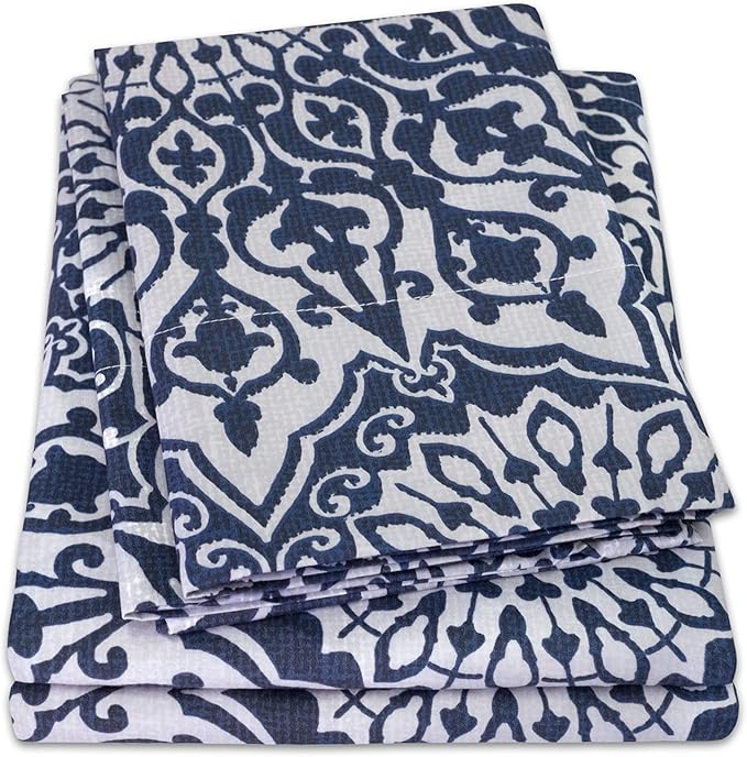 California King Sheet Sets - Breathable Luxury Sheets with Full Elastic & Secure Corner Straps Built In - 1800 Supreme Collection Cal King Deep Pocket Bedding Set, Sheet Set, California King, Oasis
