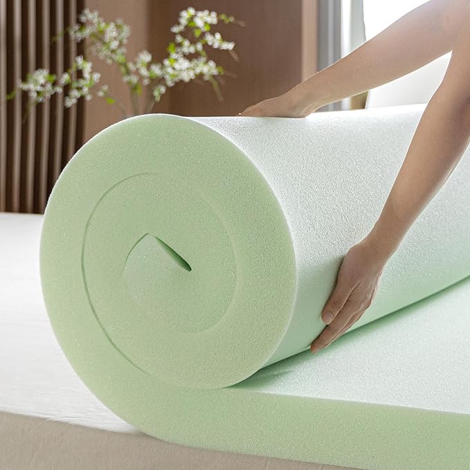 ZINUS 3 Inch Green Tea Memory Foam Mattress Topper, Smaller, More Convenient WonderBox Packaging, Pressure-Relieving Layers, CertiPUR-US Certified, Queen