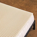 Pure Green Natural Latex Mattress Topper - Medium Firmness - 1 Inch - Twin XL Size (GOLS Certified Organic)