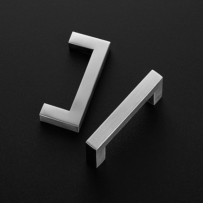 Ravinte 50 Pack Brushed Nickel Kitchen Cabinet Handles 3 Inch Cabinet Pulls Square Kitchen Hardware for Cabinet Drawer Pulls Drawer Handles Come with Screwdriver