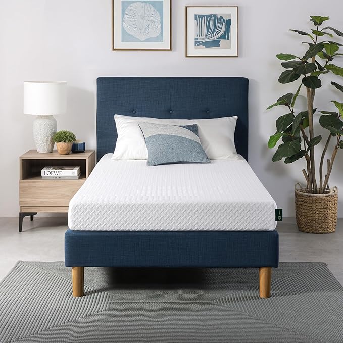 ZINUS 6 Inch Twin Cooling Essential Memory Foam Mattress [NewVersion], Fiberglass Free, Medium Feel, Breathable Cooling Layers, Certified Safe Materials
