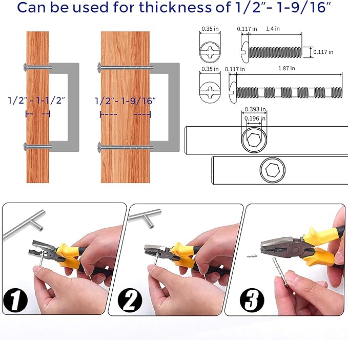 Ravinte 40 Pack 3 Inch Square Cabinet Handles Satin Nickel Pulls Brushed Nickel Drawer Pulls Kitchen Cupboard Hardware for Cabinets Cupboard Drawer Handles
