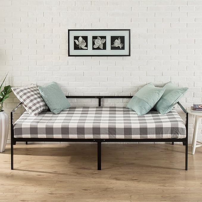 ZINUS Brandi Quick Lock Twin Day Bed frame with Steel Slat Support