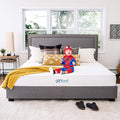 10 Inch Hybrid Mattress in a Box, Twin XL Size Latex Mattress with Memory Foam & Individually Pocket Coils Springs, Pressure Relief, Motion Isolation, Edge Support, CertiPUR-US Certified, Medium Firm