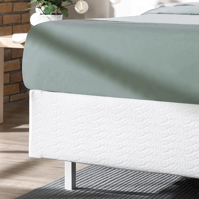 ZINUS 9 Inch California King Metal Smart Box Spring with Quick Assembly, Mattress Foundation, Strong Metal Frame, Easy Assembly