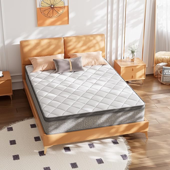 Full Mattress,12 Inch Hybrid Memory Foam Mattresses and Single Pocket Springs Reduce Pressure and Relieve Back Pain & Cooling Full Bed,Full Size Mattress