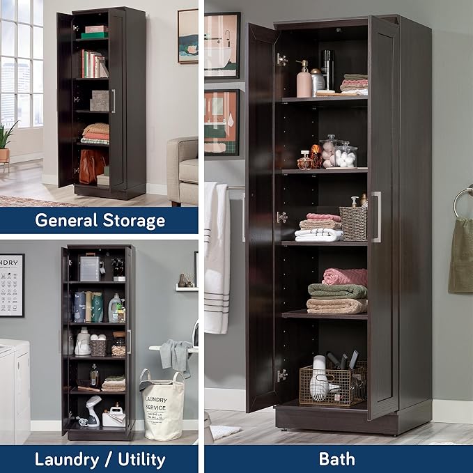Sauder HomePlus Storage Cabinet/ Pantry cabinets, Dakota Oak finish