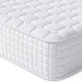 Vesgantti 8 Inch Multilayer Hybrid Twin XL Mattress - Multiple Sizes & Styles Available, Ergonomic Design with Memory Foam and Pocket Spring, Medium Firm Feel, White