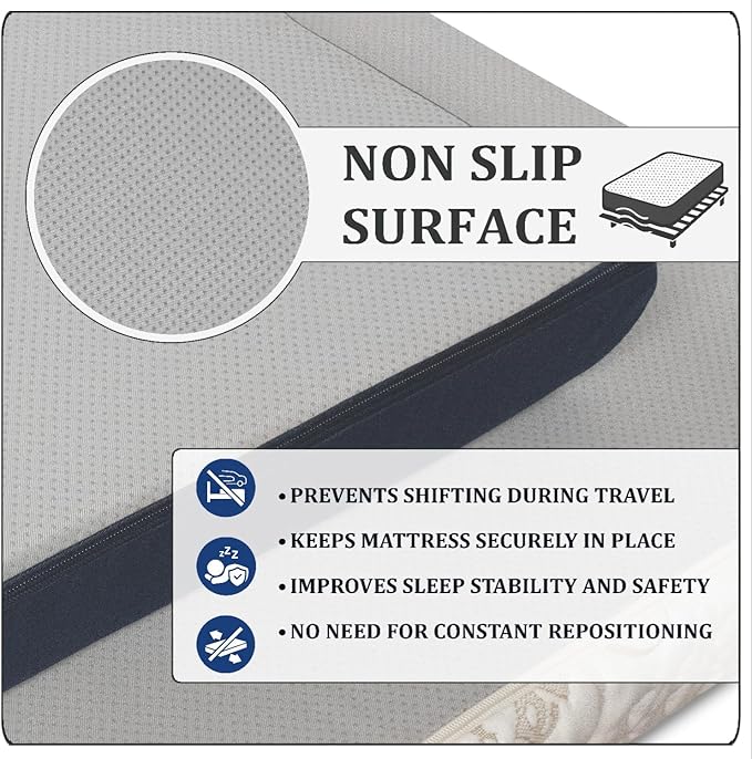 Foamma 2" x 36" x 75" Mattress for RV with Water Resistant Organic Cotton Cover, Firm High Density Foam, USA Made, CertiPUR-US Certified Foam
