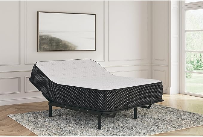 Signature Design by Ashley Limited Edition Plush 12 Inch Hybrid Mattress with Gel Memory Foam and Edge Support for Cool Sleep and Pressure Relief, Full, Fiberglass Free, Mattress In A Box