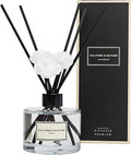 CULTURE & NATURE Reed Diffuser Set 6.7oz (200ml) Lemon Scented Diffuser with Sticks Home Fragrance Reed Diffuser for Bathroom Shelf Decor