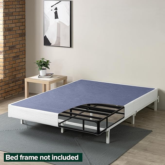 ZINUS 7 Inch Full Metal Smart Box Spring with Quick Assembly, Mattress Foundation, Strong Metal Frame, Easy Assembly
