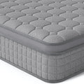 Vesgantti 12 Inch Multilayer Hybrid Twin Mattress - Multiple Sizes & Styles Available, Ergonomic Design with Memory Foam and Pocket Spring, Medium Firm Feel, Grey