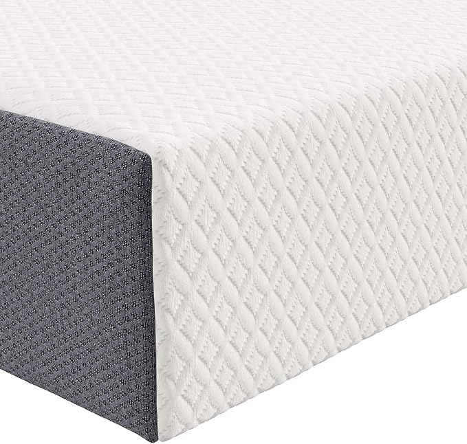Modway Mila 8" Twin Mattress - Firm 8 Inch Memory Foam Mattress - 10-Year Warranty