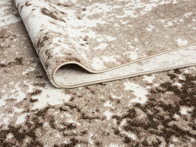 Keen Home Design Area Rugs - 2x20 Non-Shedding, Abstract Rugs for Kitchen, Living Room, Bedroom, Dining Room, Entryway - Size: 2'8" x 20', Multi