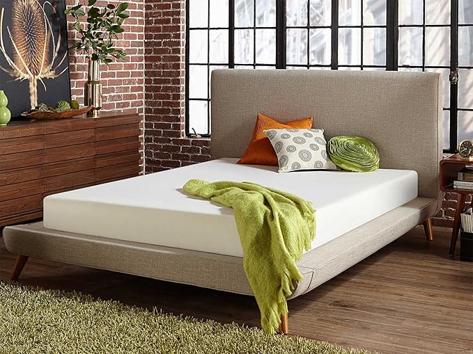 Live and Sleep Classic 8 Inch Medium Firm Memory Foam Mattress - Full Extra-Long Bed in a Box with Firm Body Support, CertiPUR Certified - Full XL Size