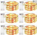 innotree 6 Pack LED Fairy String Lights Battery Operated with Timer, 10Ft 30LEDs Battery Powered Copper Wire Mini Firefly Twinkle Lights for Bedroom, Christmas, Wedding, Party Decoration, Warm White