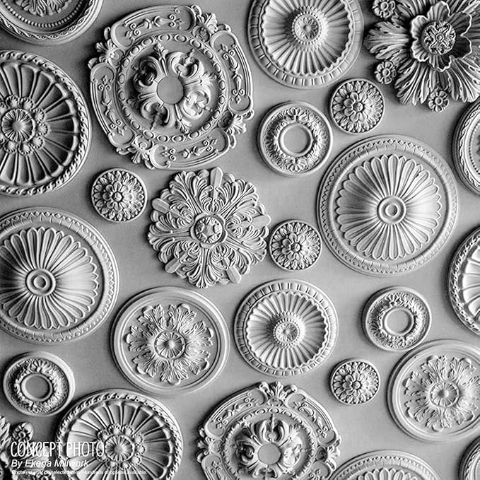 Ekena Millwork Bradford Ceiling Medallion, Pearl White