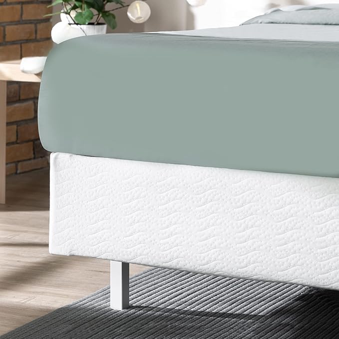 ZINUS 7 Inch King Metal Smart Box Spring with Quick Assembly, Mattress Foundation, Strong Metal Frame, Easy Assembly