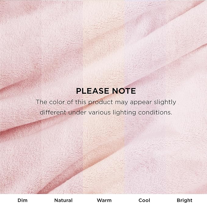 Bedsure GentleSoft Bedding Fleece Blanket for Girls and Boys - Soft Cozy Cute Small Throw Blankets for Travel, 43x55 Inches, Pink