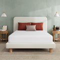 EGO 8 Inch Full Memory Foam Mattress - Green Tea & Cooling Gel, Medium Firm, CertiPUR-US Certified, Double Mattress, 54"x75", White