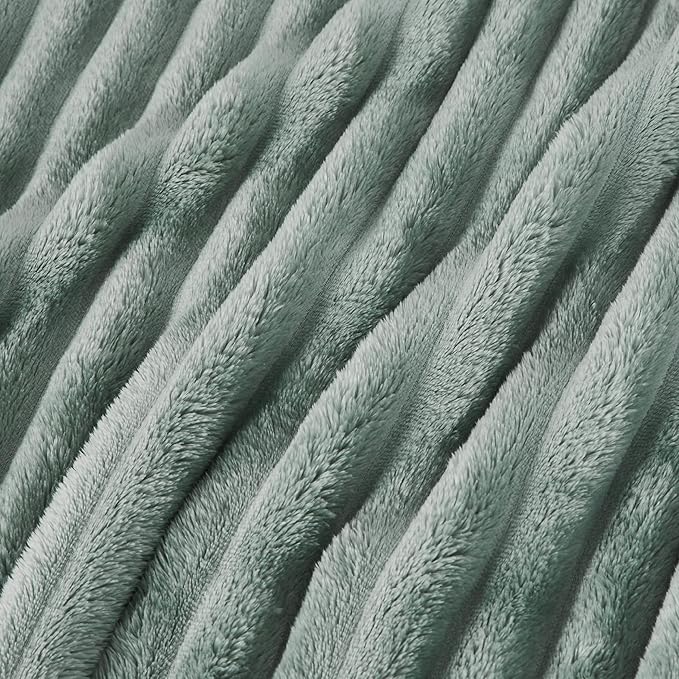 Bedsure GentleSoft Sage Green California King Size Blanket for Bed - Cozy Soft Blankets for Women, Cute Large Throws for Girls, 102x96 Inches